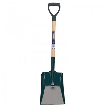 Square Mouth Builders Shovel with Hardwood Shaft