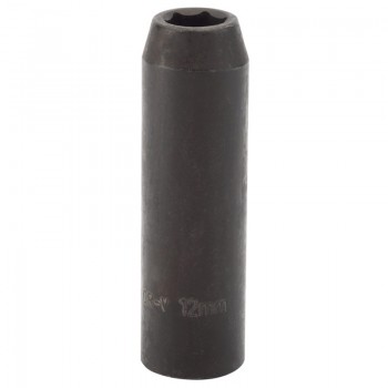 Deep Impact Socket, 1/2&rdquo; Sq. Dr., 12mm