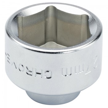 Oil Filter Cap Socket, 3/8&rdquo; Sq. Dr., 27mm