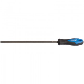 Soft Grip Engineer&rsquo;s Round File and Handle, 250mm