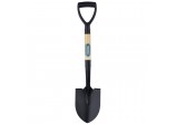 Round Point Mini Shovel with Wood Shaft