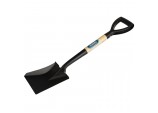 Square Mouth Mini Shovel with Wood Shaft