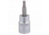 Socket with Hexagonal Bit, 3/8&rdquo; Sq. Dr., 4mm