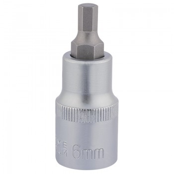 Hexagonal Socket Bits, 1/2&rdquo; Sq. Dr., 6mm