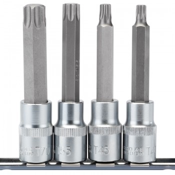 Draper TX-STAR® Socket Bit Set, 1/2&rdquo; Sq. Dr. (4 Piece)
