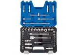 Draper Expert Combined MM/AF Socket Set, 3/8&rdquo; Sq. Dr., Blue (41 Piece)