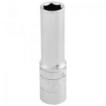 6 Point Metric Deep Socket, 3/8&rdquo; Sq. Dr., 10mm
