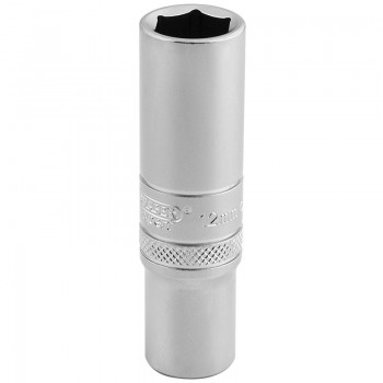 6 Point Metric Deep Socket, 3/8&rdquo; Sq. Dr., 12mm
