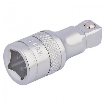 Satin Chrome Wobble Extension Bar, 3/8&rdquo; Sq. Dr., 45mm