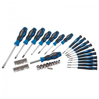 Screwdriver, Socket and Bit Set (49 Piece)