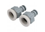 Tap Connectors, 1/2&rdquo; and 3/4&rdquo; (Pack of 2)