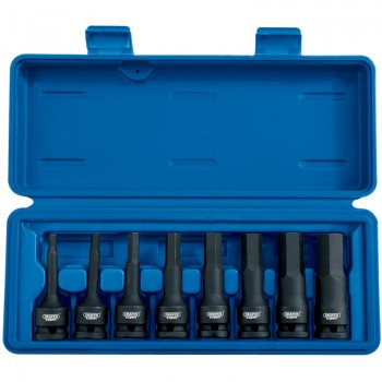 Impact Hexagonal Socket Bit Set, 1/2” Sq. Dr. (8 Piece) Impact Hexagonal Socket Bit Set, 1/2” Sq. Dr. (8 Piece)