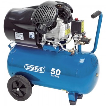 Direct Drive V-Twin Oiled Air Compressor, 50L, 2.2kW