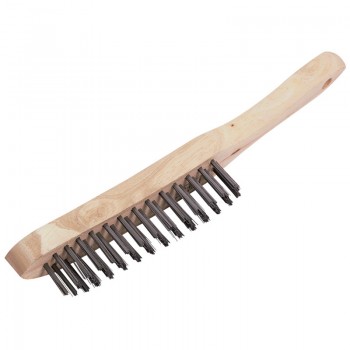 Wire Scratch Brush, 4 Row, 290mm