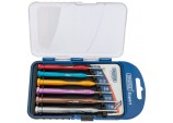 Draper Expert Precision Screwdriver Set, 3 x Plain Slot, 3 x Cross Slot (6 Piece)