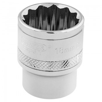 HI-TORQ® 12 Point Socket, 3/8” Sq. Dr., 18mm HI-TORQ® 12 Point Socket, 3/8” Sq. Dr., 18mm