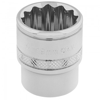 HI-TORQ® 12 Point Socket, 3/8” Sq. Dr., 19mm HI-TORQ® 12 Point Socket, 3/8” Sq. Dr., 19mm