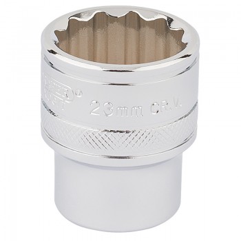 HI-TORQ® 12 Point Socket, 1/2” Sq. Dr., 23mm HI-TORQ® 12 Point Socket, 1/2” Sq. Dr., 23mm
