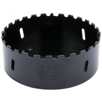 Tungsten Carbide Grit Hole Saw, 121mm