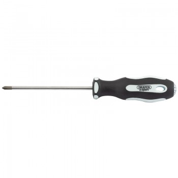 Cross Slot Soft Grip Screwdriver, No.0 x 75mm