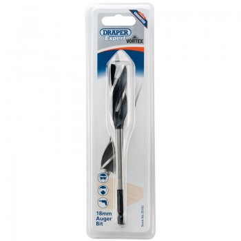 4 Fluted Auger Bit, 18 x 165mm