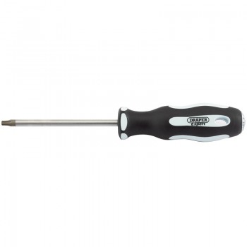 Draper TX-STAR® Security Soft Grip Screwdriver, T30T x 100mm Draper TX-STAR® Security Soft Grip Screwdriver, T30T x 100mm