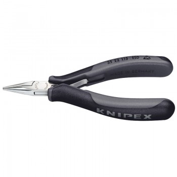 Knipex 35 22 115 ESD Flat Round Jaw Electrostatic Pliers, 115mm