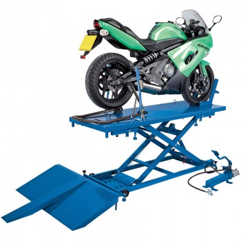 Pneumatic/Hydraulic Motorcycle/ATV Small Garden Machinery Lift, 680kg