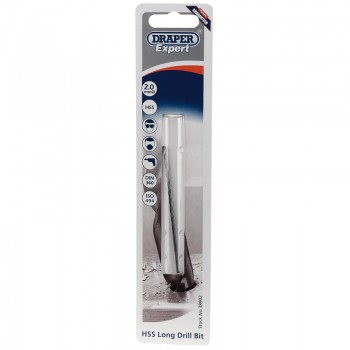 HSS Extra Long Drill Bit, 2.0 x 85mm