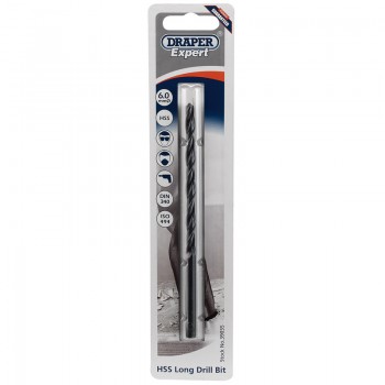 HSS Extra Long Drill Bit, 6.0 x 139mm HSS Extra Long Drill Bit, 6.0 x 139mm