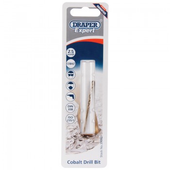 HSS Cobalt Drill Bit, 2.5mm HSS Cobalt Drill Bit, 2.5mm