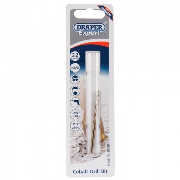 HSS Cobalt Drill Bit, 3.2mm HSS Cobalt Drill Bit, 3.2mm