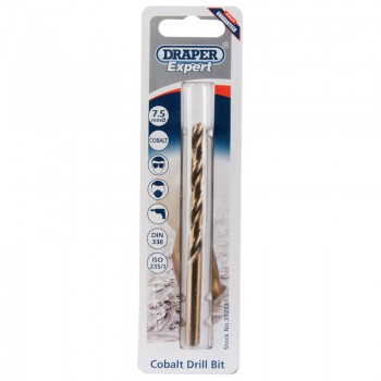 HSS Cobalt Drill Bit, 7.5mm HSS Cobalt Drill Bit, 7.5mm