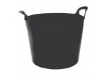 Multi-Purpose Flexible Bucket, 42L Capacity, Black