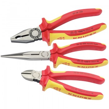 Knipex 00 20 12 VDE Plier Assembly Pack (3 Piece)