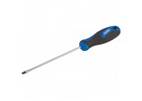 Soft Grip Plain Slot Screwdriver, 3.2 x 100mm