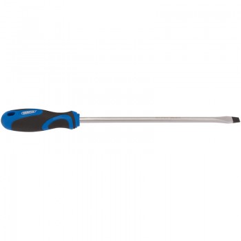 Soft Grip Plain Slot Screwdriver, 9.5 x 250mm