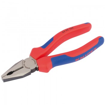 Knipex 03 02 160 SB Combination Pliers - Heavy Duty Handle, 160mm Knipex 03 02 160 SB Combination Pliers - Heavy Duty Handle, 160mm
