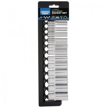 Multi-Drive® Deep Socket Set, 3/8&rdquo; Sq. Dr. (12 Piece)