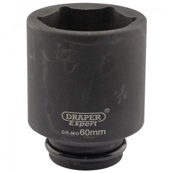 Expert HI-TORQ® 6 Point Deep Impact Socket, 3/4” Sq. Dr., 60mm Expert HI-TORQ® 6 Point Deep Impact Socket, 3/4” Sq. Dr., 60mm