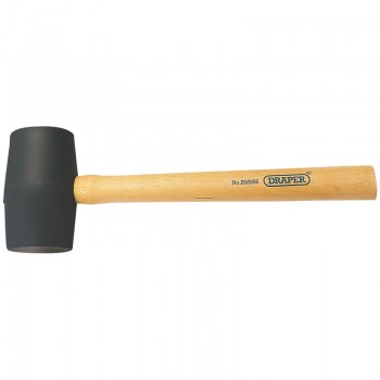 Rubber Mallet With Hardwood Shaft, 410g/14.5oz