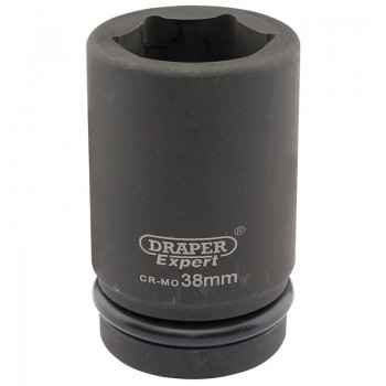 Expert HI-TORQ® 6 Point Deep Impact Socket, 1&rdquo; Sq. Dr., 38mm