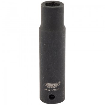 Expert HI-TORQ® 6 Point Deep Impact Socket, 1/4&rdquo; Sq. Dr., 7mm