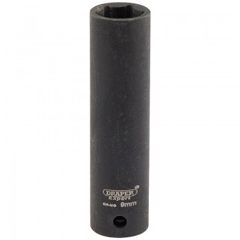 Expert HI-TORQ® 6 Point Deep Impact Socket, 1/4&rdquo; Sq. Dr., 9mm