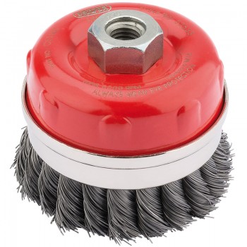 Draper Expert Twist Knot Wire Cup Brush, 100mm, M14