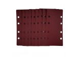 1/3 Sanding Sheets with Hook and Loop, 93 x 190mm, 240 Grit (Pack of 10)