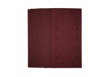 1/2 Sanding Sheets with Hook and Loop, 115 x 230mm, 80 Grit (Pack of 10)
