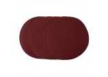 Sanding Discs, 180mm, Hook & Loop, 320 Grit, (Pack of 10)