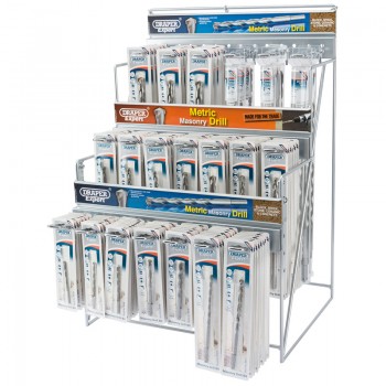 Assorted Metric Masonry Drill Bit Merchandiser (137 Piece)