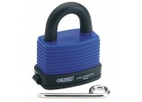 Resettable 4 Number Combination Laminated Steel Padlock and Bumper, 48mm